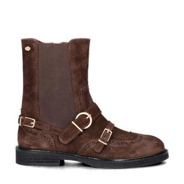 Fred de la Bretoniere Paris Edane chelseaboots, Kleding | Dames, Fred de la Bretoniere, Bruin, Verzenden, Lage of Enkellaarzen