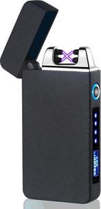 Plasma USB aansteker elektrisch oplaadbaar arc + LED *MAT ZW, Verzenden, Nieuw