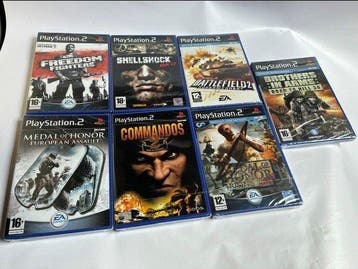 Sony - PlayStation 2 - Diverse PlayStation 2 oorlog spellen, Spelcomputers en Games, Nieuw