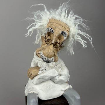 Anna Em - Einstein LARGE - hand made