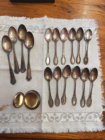 Theelepel (17) - Zilver, Antiek en Kunst