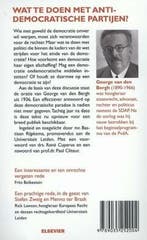 Wat te doen met antidemocratische partijen? / Elseviers, Verzenden, Zo goed als nieuw, Bastiaan Rijpkema