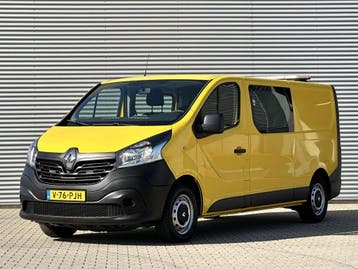 Renault Trafic 1.6 dCi L2 DC Dubbele cabine MARGE BTW VRIJ, Stof, Gebruikt, Euro 6, Renault