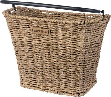 Basil Bremen Rattan Look KF Fietsmand - Voor - Kunststof, Ophalen of Verzenden, Zo goed als nieuw, Basil