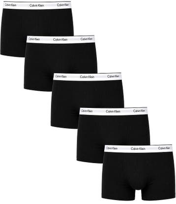 Calvin Klein Boxershorts 5-Pack Zwart maat L Heren, Kleding | Heren, Verzenden, Zwart, Calvin Klein, Boxer