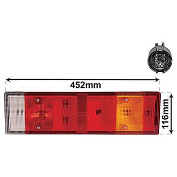 Iveco Turbo Daily 1996-1999 Achterlicht Rechts (Verlichting), Verzenden, Nieuw