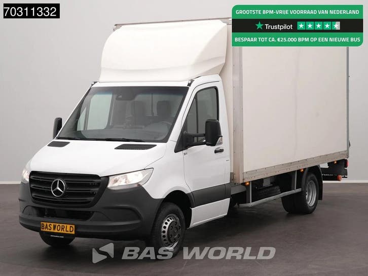 Zakelijke Lease |  Mercedes-Benz Sprinter 515 CDI Automaat L, Auto's, Bestelauto's, Lease, Automaat, Financial lease, Wit, Mercedes-Benz