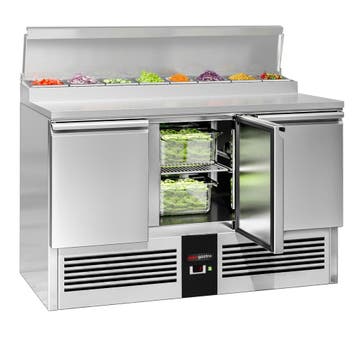 GGM Gastro | Saladette Mini PREMIUM - 1368x700mm - 3-deurs -, Verzenden, Nieuw in verpakking