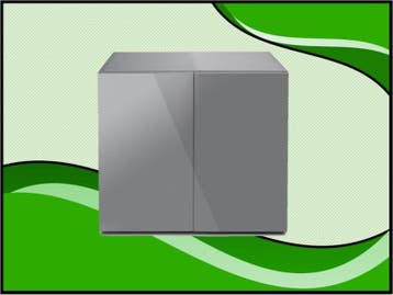 Glossy 80cm aquarium meubel grijs (kasten, Meubels), Verzenden, Nieuw, Plant(en), Steen of Hout