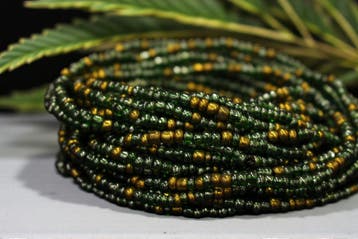 Waist Beads / Afrikaanse Heupketting - AKPATA - Groen (elast, Ophalen of Verzenden, Nieuw