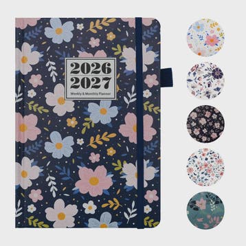 Bloemen A5 Planner 2026-2027: Week & Maand Overzicht met 144, Verzenden, Nieuw