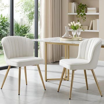 Ya-Home Eetkamerstoelen, set van 2, moderne keukenstoelen, f, Verzenden, Zo goed als nieuw