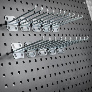 Datona Gereedschapshaak dubbel - 15 cm (10 stuks) - Datona -, Ophalen of Verzenden, Nieuw