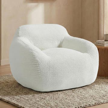 *WOONWINKEL* Zachte Fauteuil Creme Stof, Verzenden, Nieuw, Stof