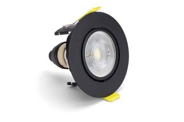 Integral inbouwspot Zwart rond kantelbaar | zaagmaat 7cm..., Ophalen of Verzenden, Nieuw