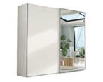 Niemann Vita Zweefdeurkast Room wit - 200cm breed, Huis en Inrichting, Nieuw