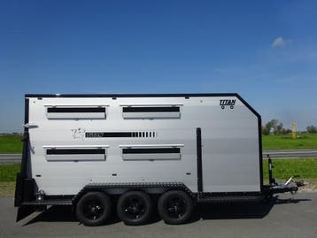 Titan T3585-3 VK XL afm. 453x181x193cm 3500kg FULL OPTIONS, Dieren en Toebehoren, Ophalen, Nieuw, Aluminium, Overige typen