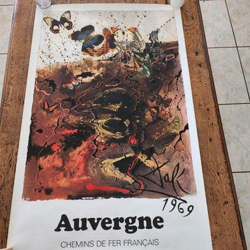 Salvador Dali (1904-1989) - Auvergne, Antiek en Kunst