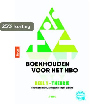 Boekhouden voor het hbo deel 1. Theorieboek 9789024424788, Verzenden, Gelezen, Gerard van Heeswijk
