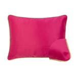 kussen satijn fuchsia 35x45cm, Verzenden, Nieuw