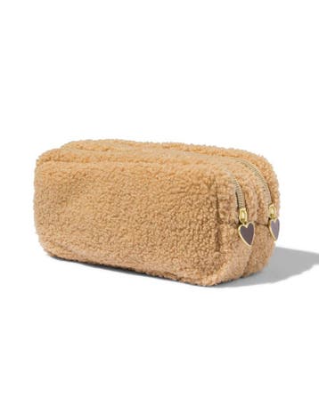 HEMA Etui teddy met dubbele rits, Verzenden, Nieuw