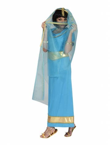Indiaans kostuum vrouw Anandi, Kleding | Dames, Ophalen of Verzenden, Nieuw