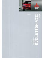 2004 MITSUBISHI LANCER EVOLUTION VIII 260 BROCHURE ENGELS, Nieuw, Mitsubishi, Author