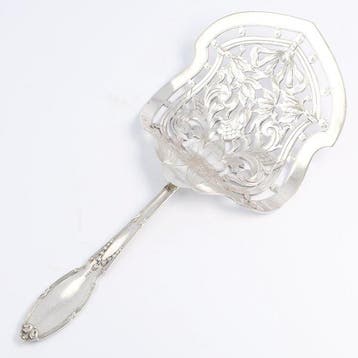 Delheid Frères - Aspergeschep - .800 zilver - 1900-1910 -
