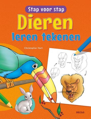 Dieren leren tekenen / Stap voor stap - Christopher Hart, Verzenden, Gelezen, Christopher Hart