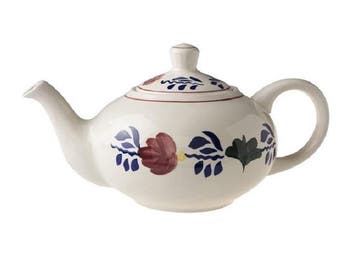 Boerenbont Theelichthouder met Theepot (Boerenbont servies), Verzenden, Nieuw, Kom(men), Aardewerk
