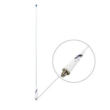 Glomex Marifoonantenne RA106GRPPB Fiberglas 90 cm Classic, Ophalen of Verzenden, Nieuw