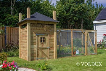 Kippenhok Hooiberg Bella XL | Groot Kippenhok met Ren, Verzenden, Nieuw, Kippenhok of Kippenren