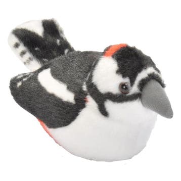 Wild Republic specht knuffel - pluche vogel - met geluid, Verzenden, Nieuw