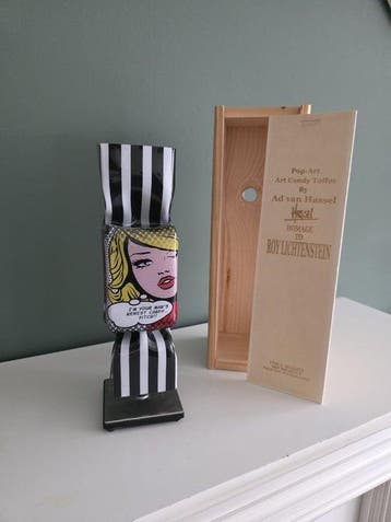 Ad van Hassel - sculptuur, Pop-Art Art Candy Toffee “Homage