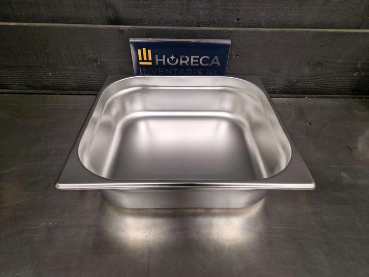 Gastronorm bak | 2/3 GN | 10 cm diep | RVS | horeca, Zakelijke goederen, Horeca | Keukenapparatuur, Nieuw in verpakking, RVS Meubilair