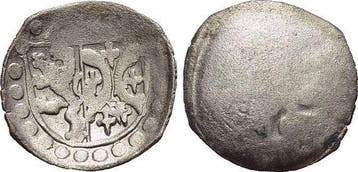 Schuesselpfennig Salm-dhaun Adolf Heinrich 1557-1606, Verzenden