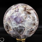 Natuurlijke Chevron-amethistbol – krachtige violette