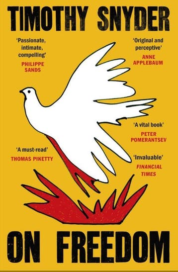 On Freedom | Timothy Snyder | Nieuw, Ophalen of Verzenden, Nieuw, Timothy Snyder