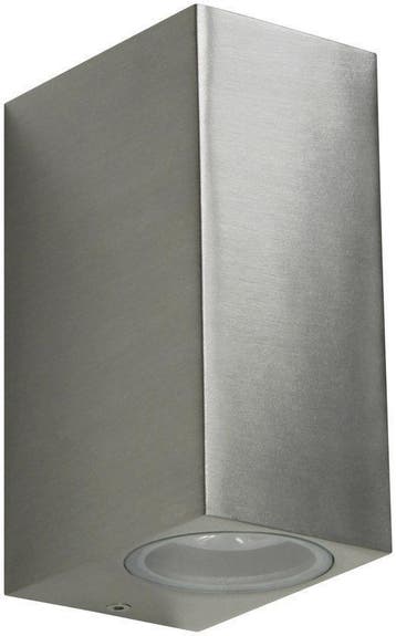 RANEX MIKA WANDLAMP MET LEDLAMPEN OUTDOOR RVS MIKA 5000.465, Verzenden