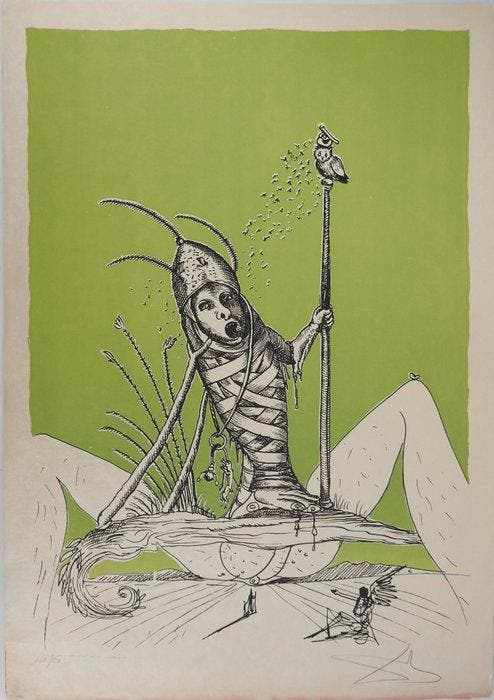 Salvador Dali (1904-1989) - Pantagruel : Luxure, Antiek en Kunst, Antiek | Overige Antiek