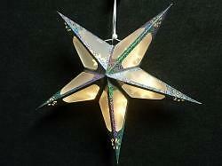 Origami ster 40x40 cm. kleur ZILVER, Diversen, Kerst, Ophalen of Verzenden, Nieuw