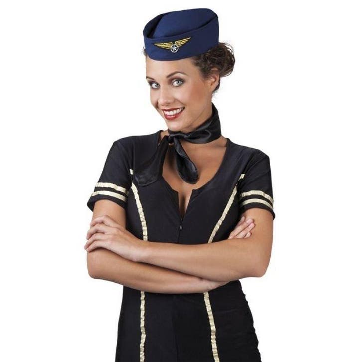 Hoed Stewardess, Hobby en Vrije tijd, Feestartikelen, Feestartikel, Nieuw, Verzenden