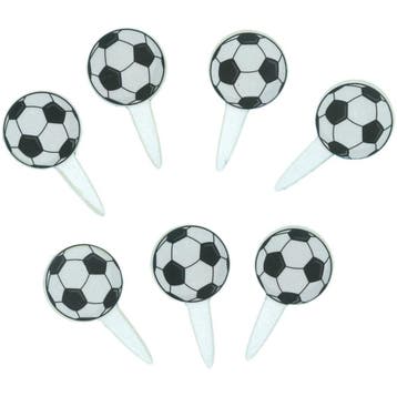 Taartdecoratie Prikkers Voetbal 12st., Verzenden, Nieuw
