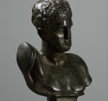 Replica van een Oud-Griek Brons Bronzen buste van een