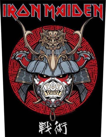 Iron Maiden - Senjutsu Samurai Eddie - Rugpatch off. merch., Ophalen of Verzenden, Nieuw, Kleding