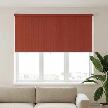vidaXL Buitenrolgordijn 90% UV-blok Terracotta 180 x 140 cm, Verzenden, Nieuw