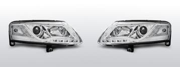 Koplampen Tube Light | geschikt voor Audi A6 C6 2004-2008 |, Verzenden, Nieuw, Audi