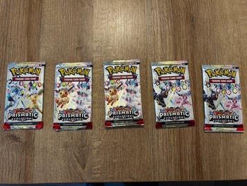 Pokémon - 5 Booster pack - Prismatic Evolutions - Scarlet &, Nieuw