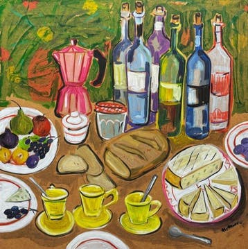 Anna Botkoveli (1960) - Le Déjeuner