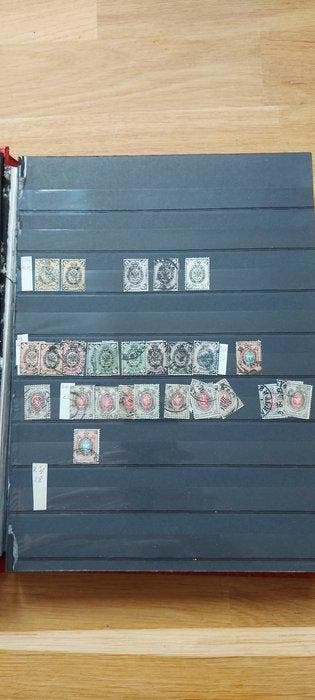 Postzegels uit het Russische Rijk – partij - het lot, Postzegels en Munten, Postzegels | Europa | Overig, Gestempeld